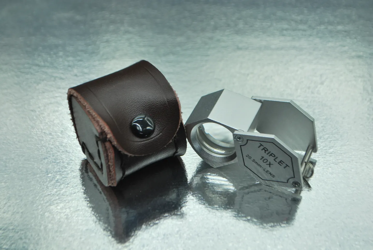 Diamond tools photographed on a pale surface