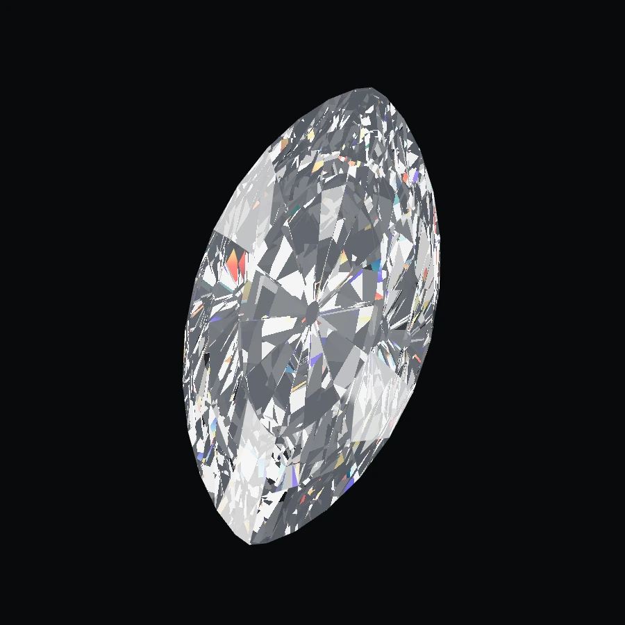 Marquise illustrative diamond model